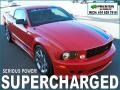 2008 Torch Red Ford Mustang Saleen S281 AF American Flag Patriot Supercharged Coupe  photo #2