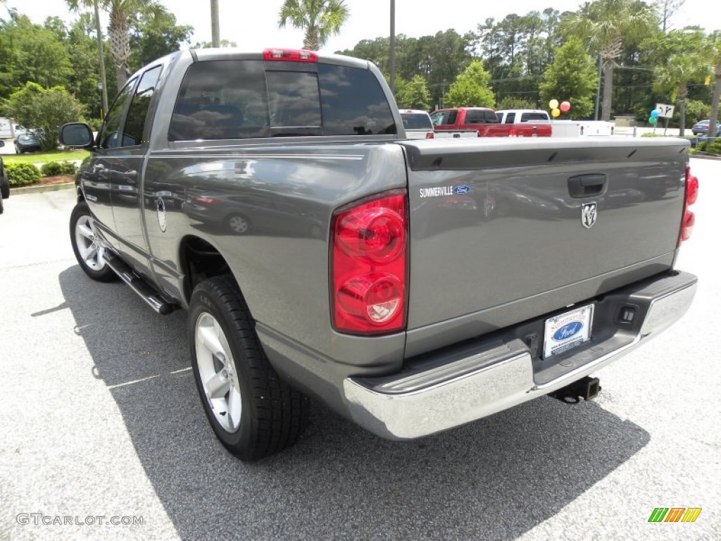 2007 Ram 1500 SLT Quad Cab - Mineral Gray Metallic / Medium Slate Gray photo #14