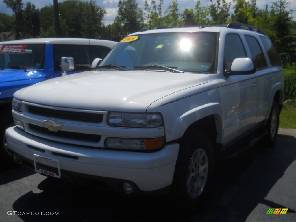 2005 Tahoe Z71 4x4 - Summit White / Tan/Neutral photo #1