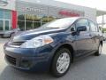 2012 Blue Onyx Metallic Nissan Versa 1.8 S Hatchback  photo #1