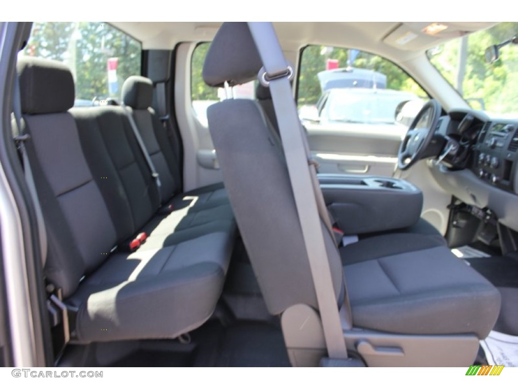 2010 Silverado 1500 Extended Cab - Sheer Silver Metallic / Dark Titanium photo #14