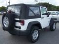 2009 Stone White Jeep Wrangler X 4x4  photo #3