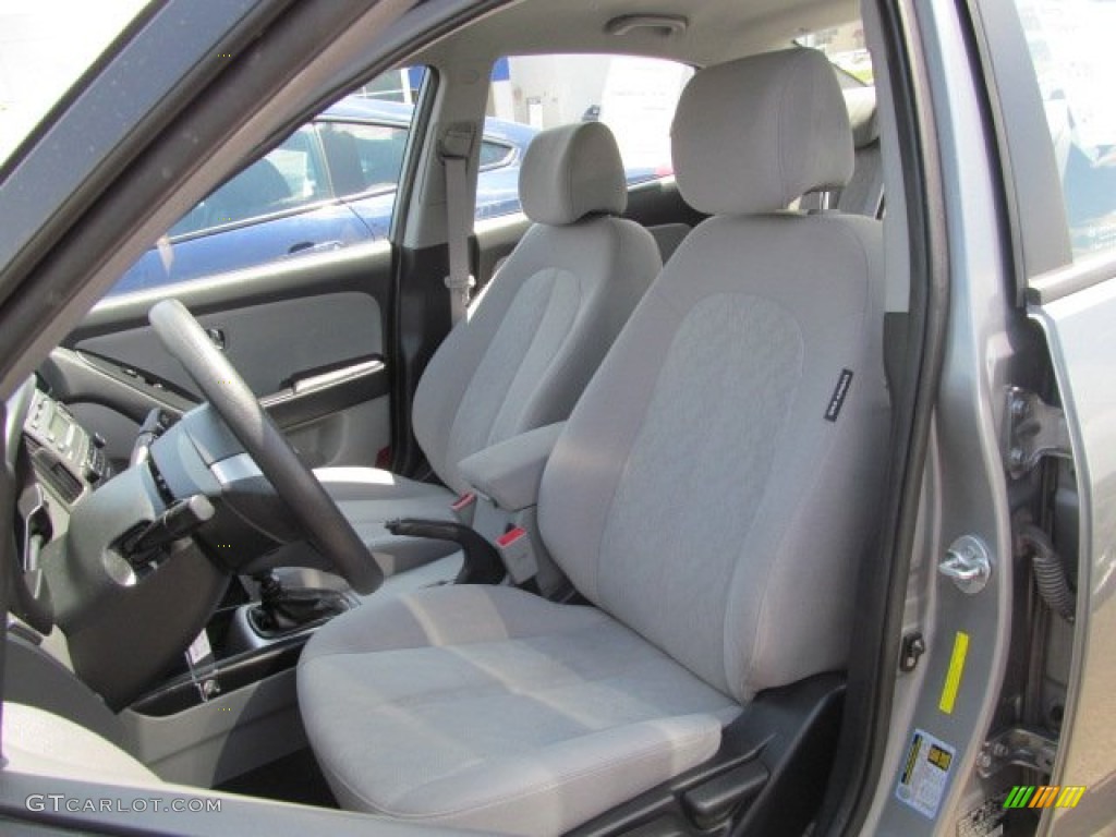 Gray Interior 2010 Hyundai Elantra Blue Photo #66329379