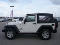 2009 Stone White Jeep Wrangler X 4x4  photo #6