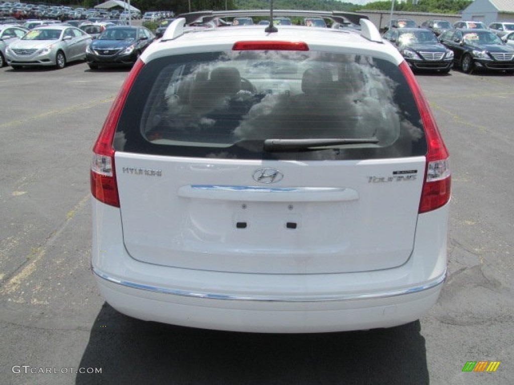 2012 Elantra GLS Touring - Monaco White / Beige photo #4