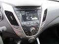 2012 Hyundai Veloster Gray Interior Controls Photo