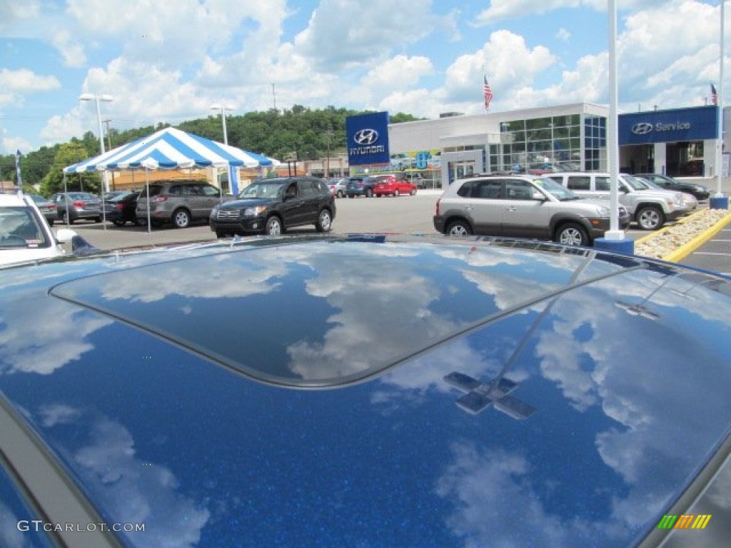 2013 Elantra Limited - Atlantic Blue / Beige photo #3