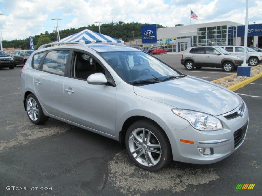 2012 Elantra SE Touring - Shimmering Silver / Black photo #1