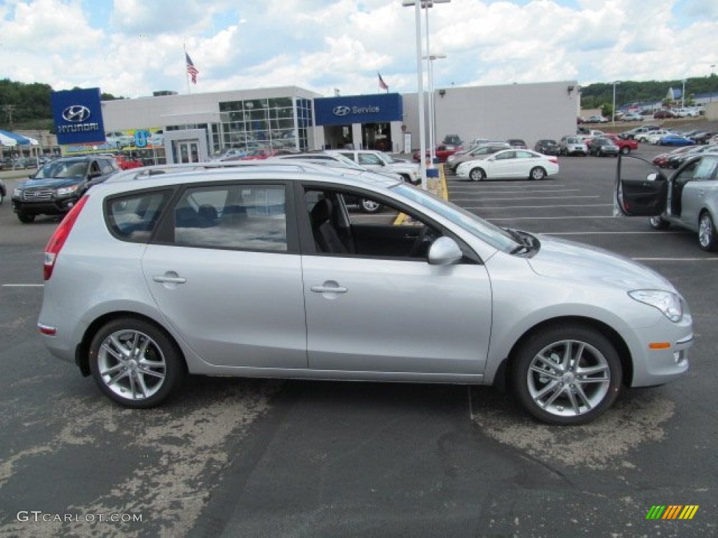2012 Elantra SE Touring - Shimmering Silver / Black photo #2