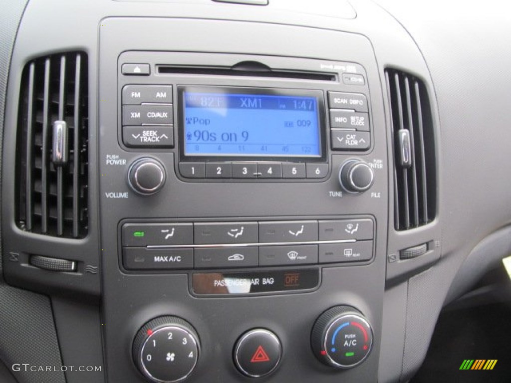 2012 Elantra SE Touring - Shimmering Silver / Black photo #8