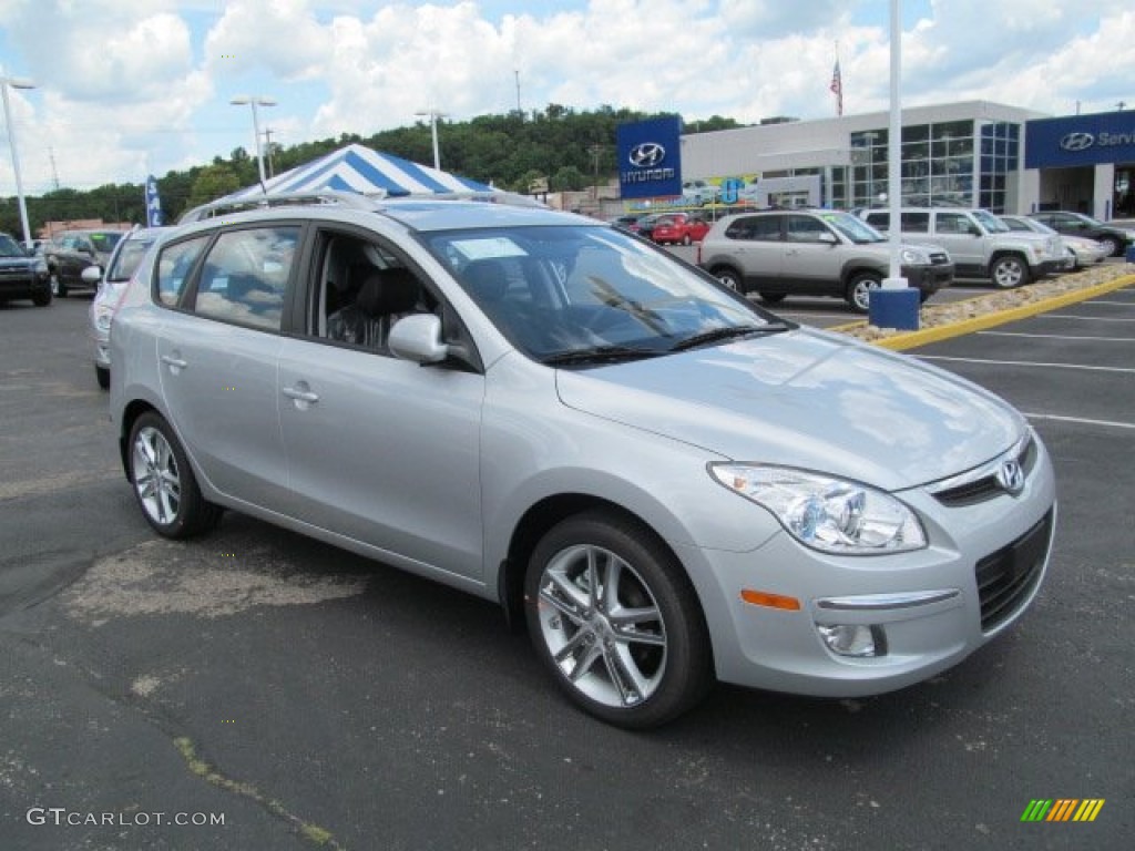 2012 Elantra SE Touring - Shimmering Silver / Black photo #1