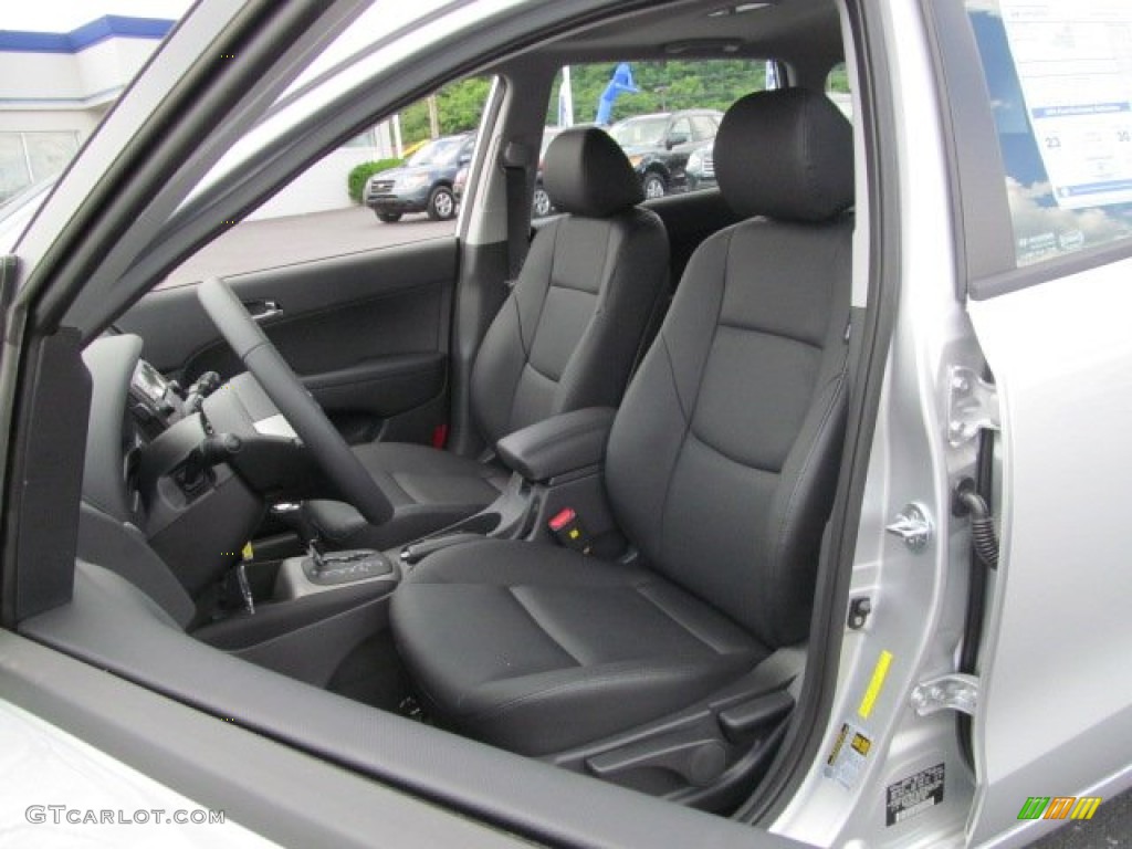 2012 Elantra SE Touring - Shimmering Silver / Black photo #6