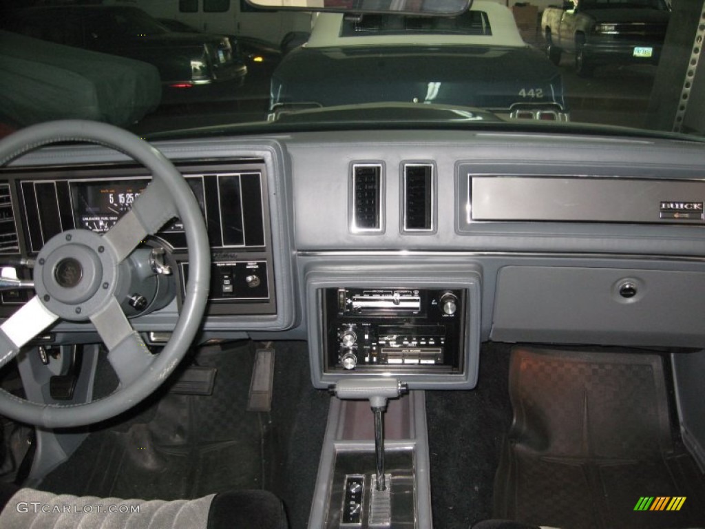 1987 Buick Regal Coupe Black/Gray Dashboard Photo #66330069