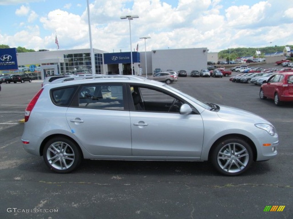 2012 Elantra SE Touring - Shimmering Silver / Black photo #2