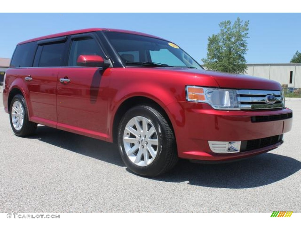 Redfire Metallic 2009 Ford Flex SEL Exterior Photo #66330585