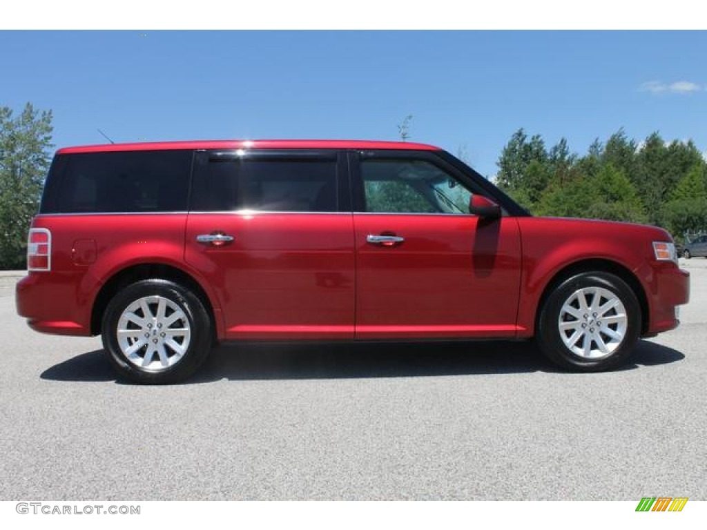 Redfire Metallic 2009 Ford Flex SEL Exterior Photo #66330591
