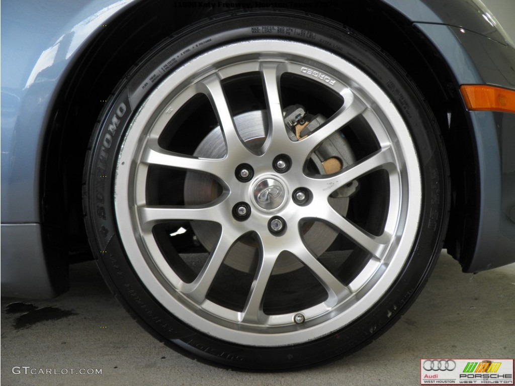 2006 G 35 Coupe - Lakeshore Slate Blue Metallic / Stone photo #30