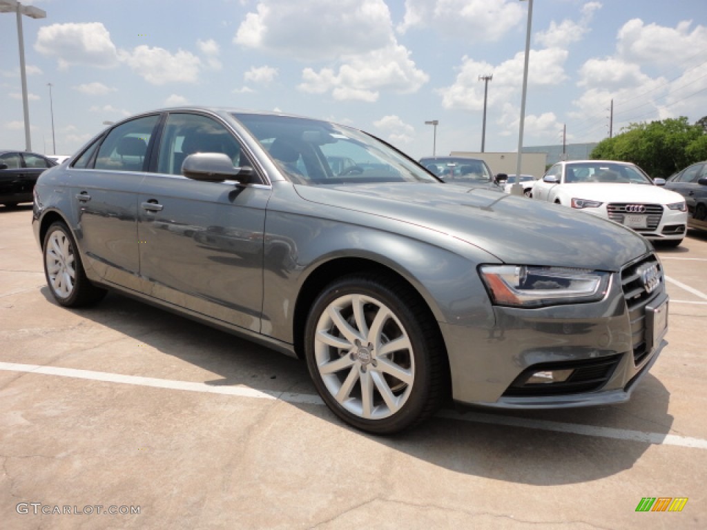 2013 A4 2.0T quattro Sedan - Monsoon Gray Metallic / Black photo #1