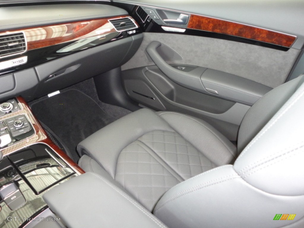 Black Interior 2013 Audi A8 L 3.0T quattro Photo #66332475