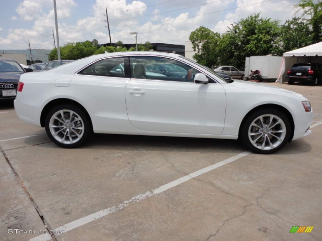 Ibis White 2013 Audi A5 2.0T quattro Coupe Exterior Photo #66332655