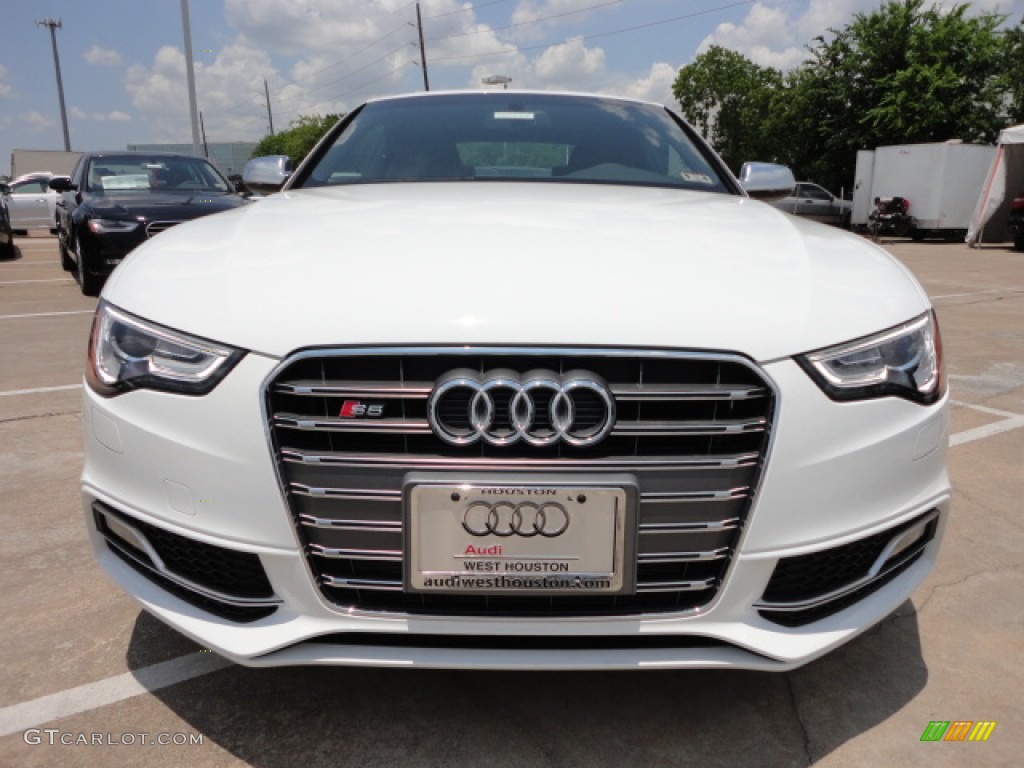 2013 S5 3.0 TFSI quattro Coupe - Ibis White / Black photo #2