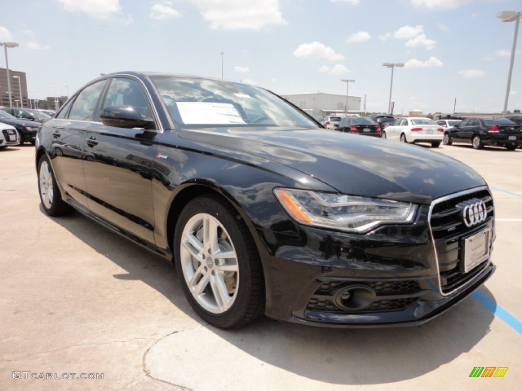 Phantom Black Pearl Effect 2012 Audi A6 3.0T quattro Sedan Exterior Photo #66332757
