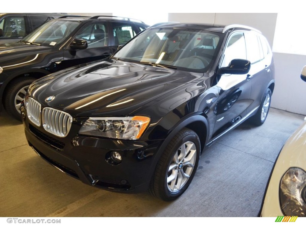 Jet Black 2013 BMW X3 xDrive 35i Exterior Photo #66333174