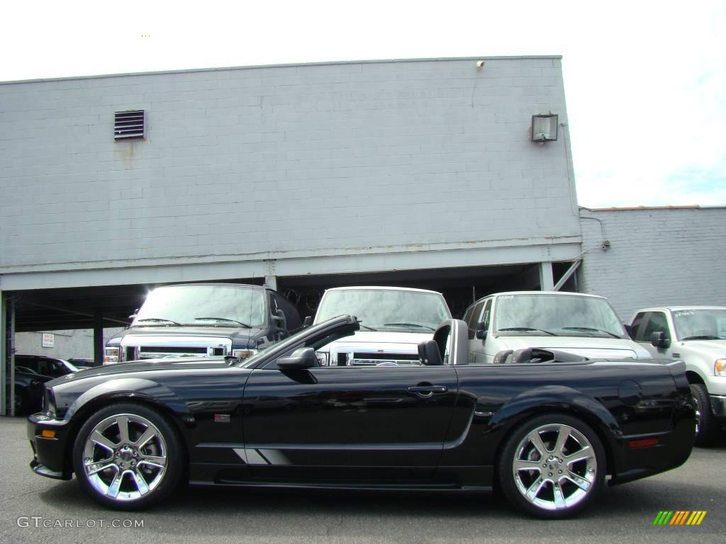 2006 Mustang Saleen S281 Supercharged Convertible - Black / Dark Charcoal photo #2