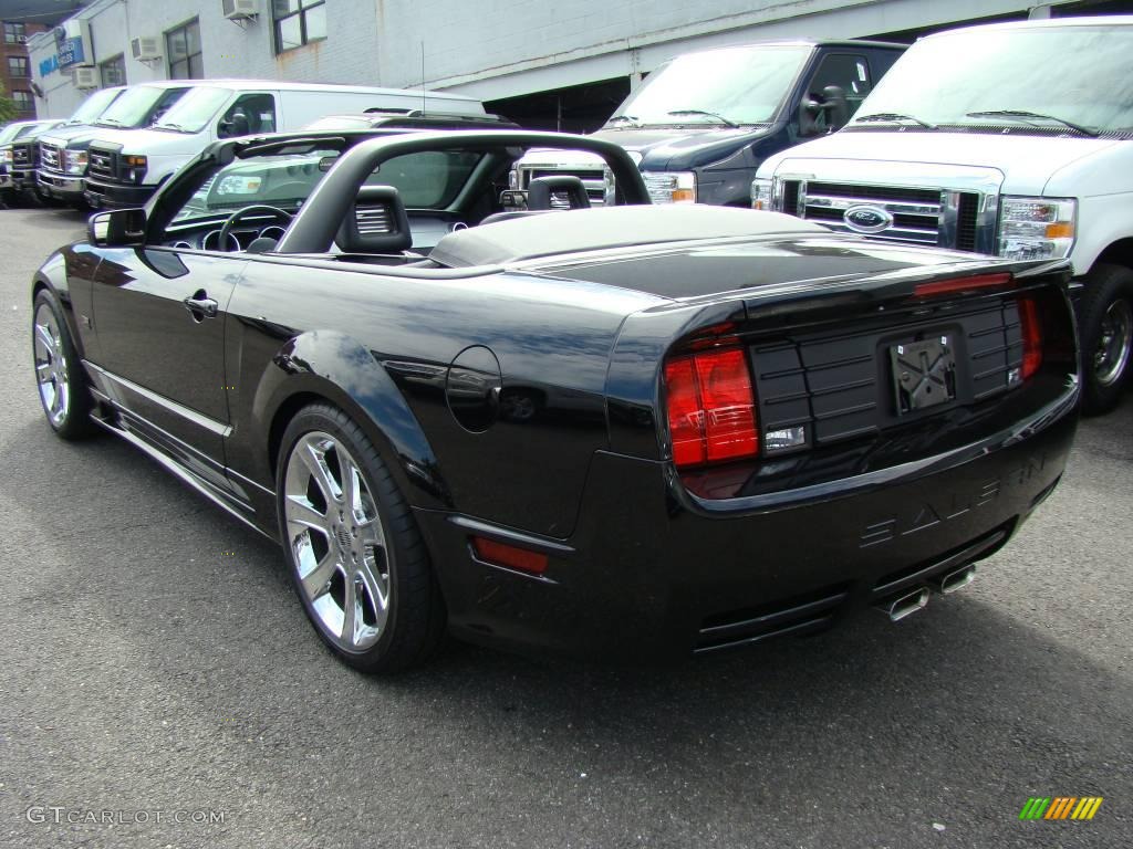 2006 Mustang Saleen S281 Supercharged Convertible - Black / Dark Charcoal photo #3