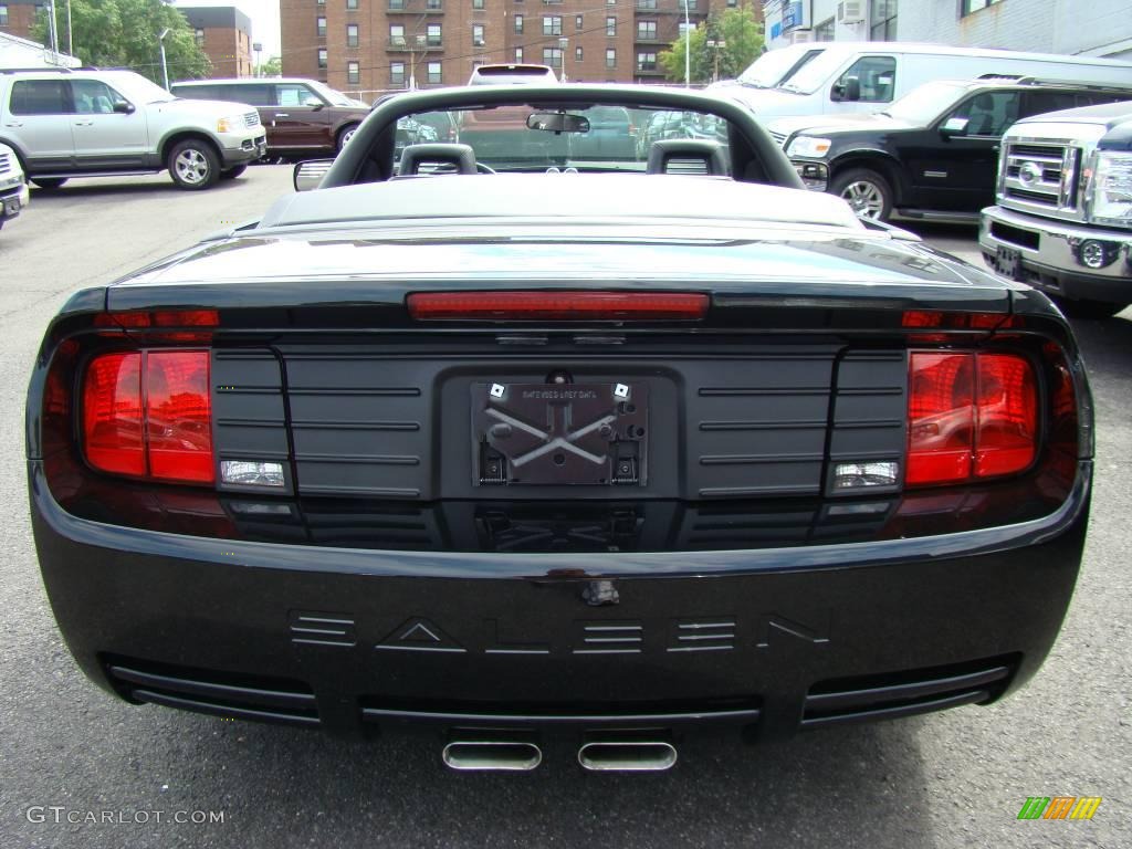 2006 Mustang Saleen S281 Supercharged Convertible - Black / Dark Charcoal photo #4