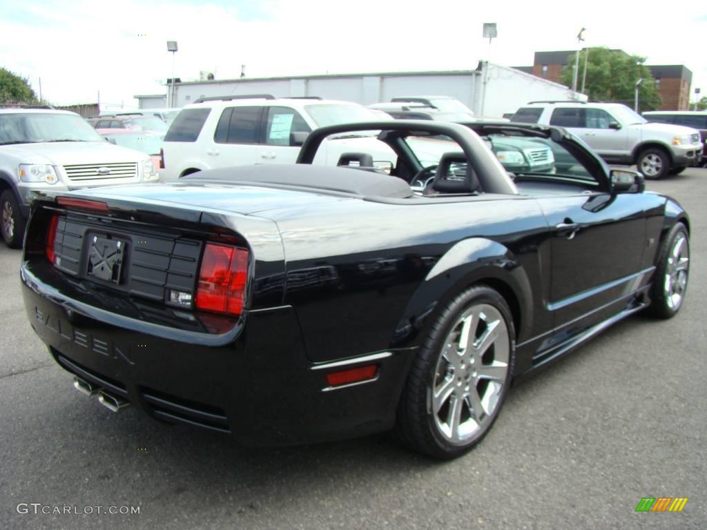 2006 Mustang Saleen S281 Supercharged Convertible - Black / Dark Charcoal photo #5