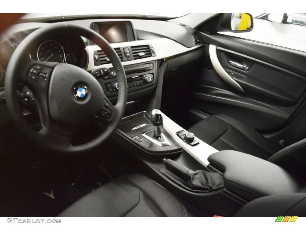 Black Interior 2012 BMW 3 Series 328i Sedan Photo #66333939