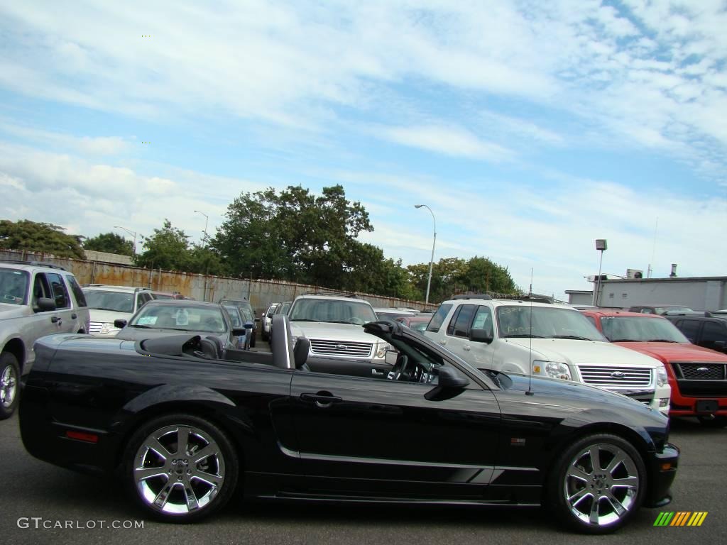 2006 Mustang Saleen S281 Supercharged Convertible - Black / Dark Charcoal photo #6