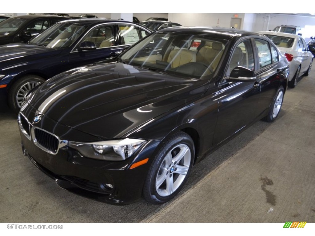 2012 3 Series 328i Sedan - Black Sapphire Metallic / Venetian Beige photo #9