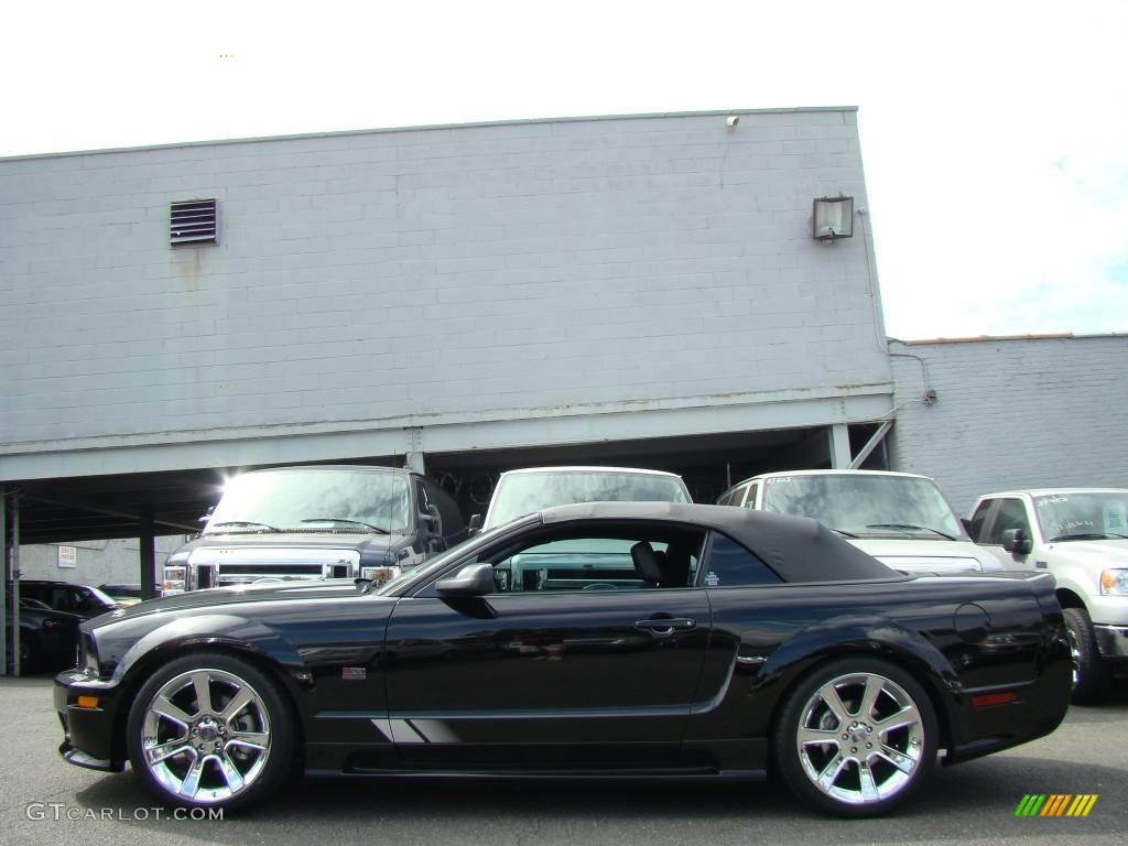 2006 Mustang Saleen S281 Supercharged Convertible - Black / Dark Charcoal photo #9