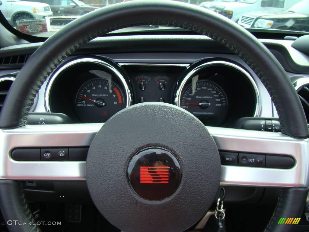 2006 Mustang Saleen S281 Supercharged Convertible - Black / Dark Charcoal photo #22