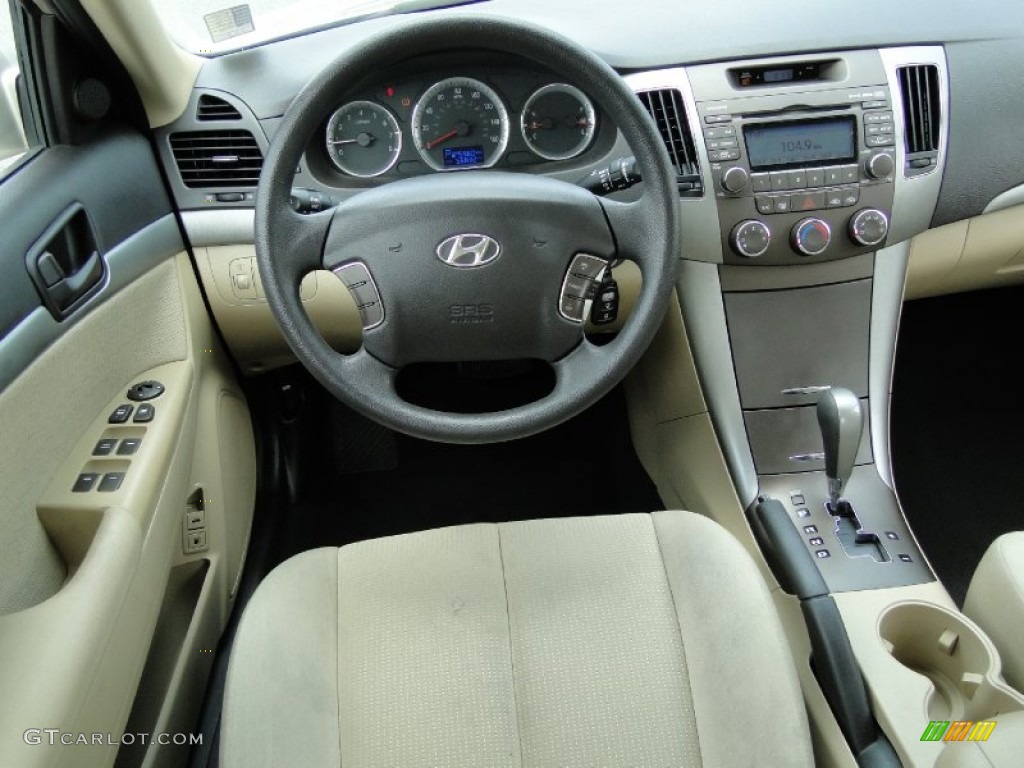 2010 Hyundai Sonata GLS Camel Dashboard Photo #66335004