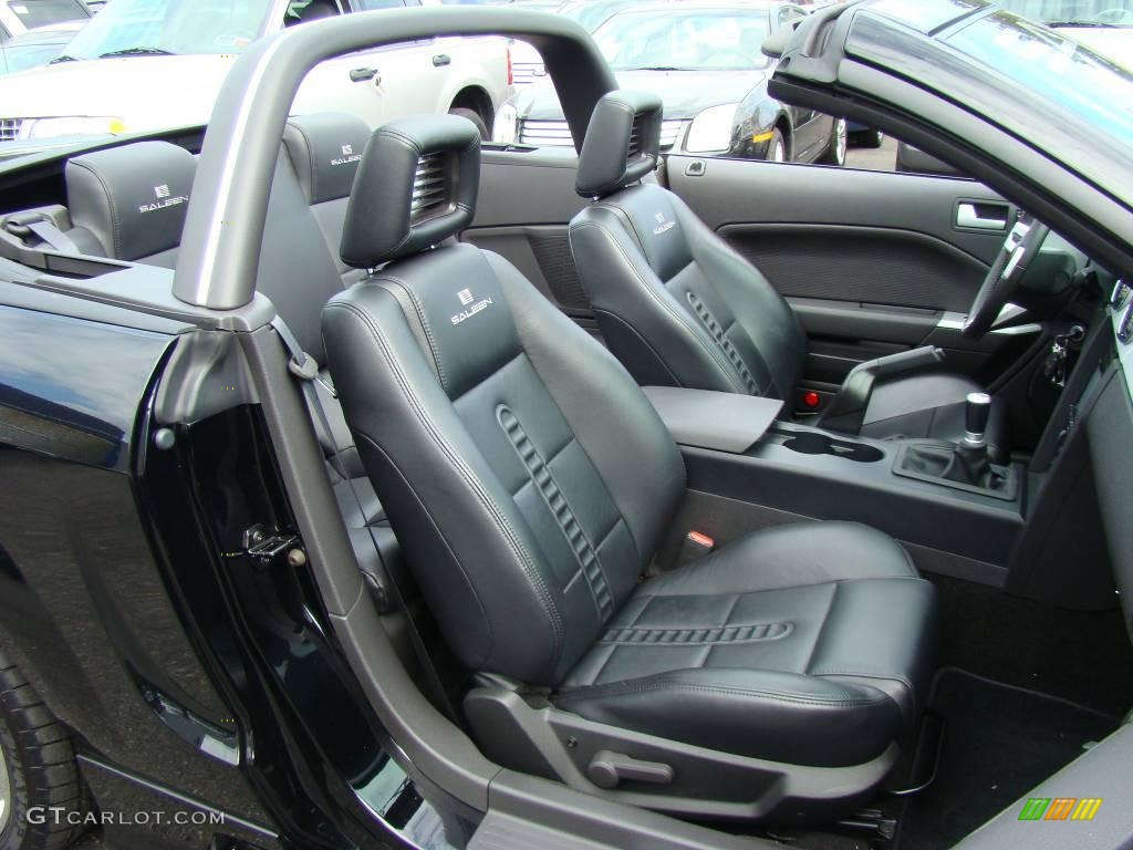 2006 Mustang Saleen S281 Supercharged Convertible - Black / Dark Charcoal photo #28