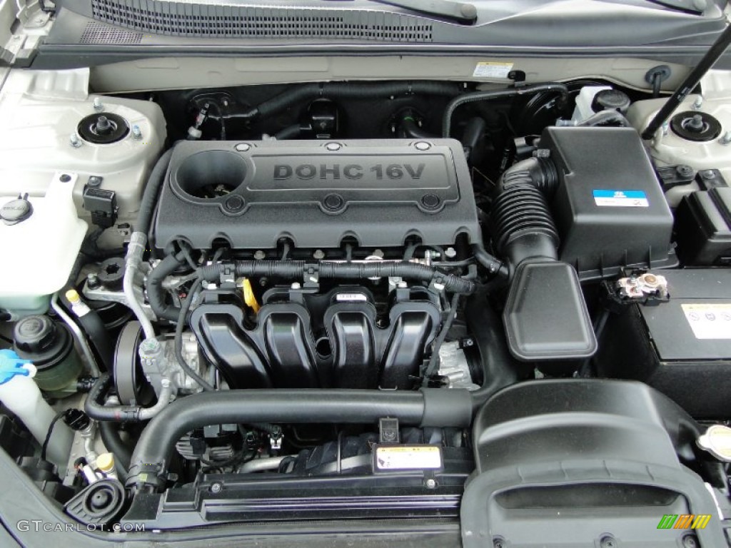 2010 Hyundai Sonata GLS 2.4 Liter DOHC 16-Valve CVVT 4 Cylinder Engine Photo #66335076