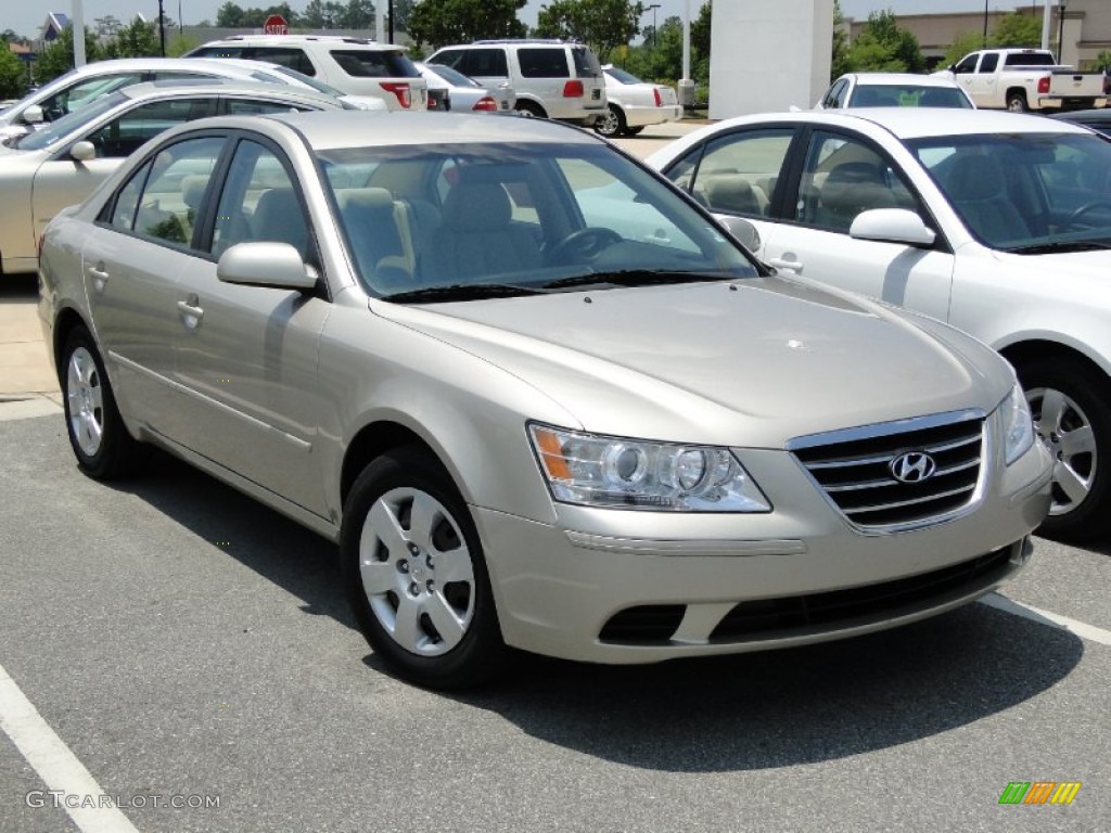 Camel Pearl 2010 Hyundai Sonata GLS Exterior Photo #66335115