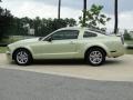 Legend Lime Metallic 2005 Ford Mustang V6 Deluxe Coupe Exterior