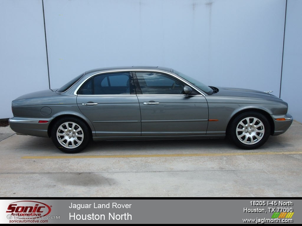 2004 XJ XJ8 - Dark Blue Grey Pearl Metallic / Dove photo #1