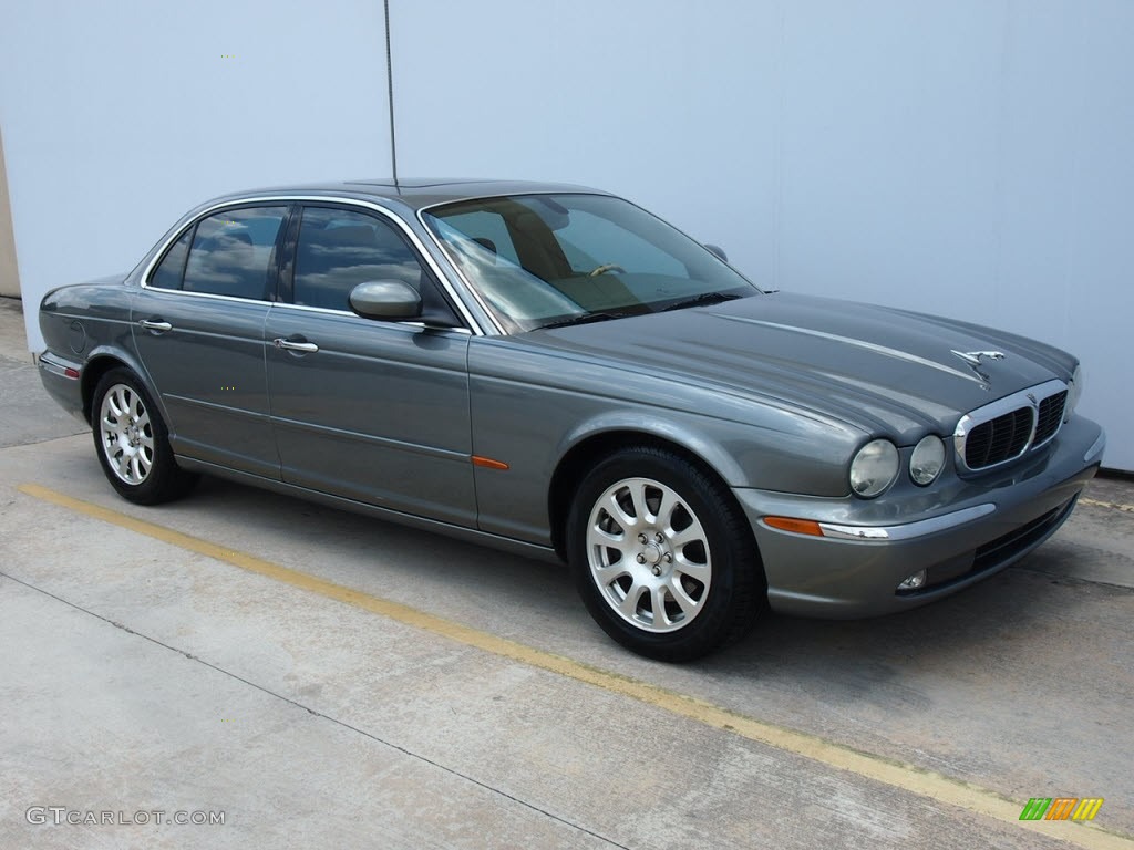 2004 XJ XJ8 - Dark Blue Grey Pearl Metallic / Dove photo #2