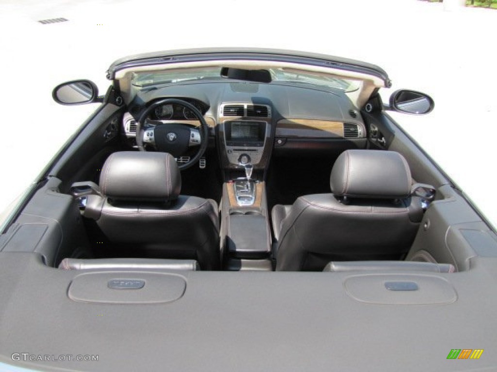 Charcoal Interior 2009 Jaguar XK XKR Portfolio Edition Convertible Photo #66335853