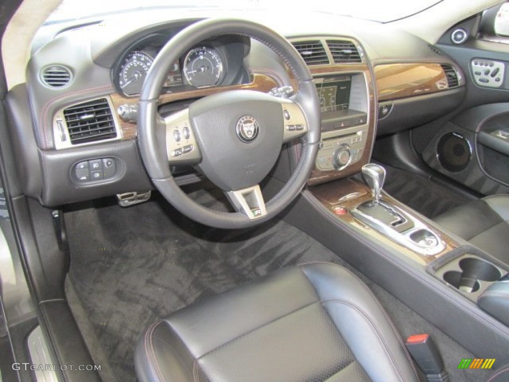 Charcoal Interior 2009 Jaguar XK XKR Portfolio Edition Convertible Photo #66335888