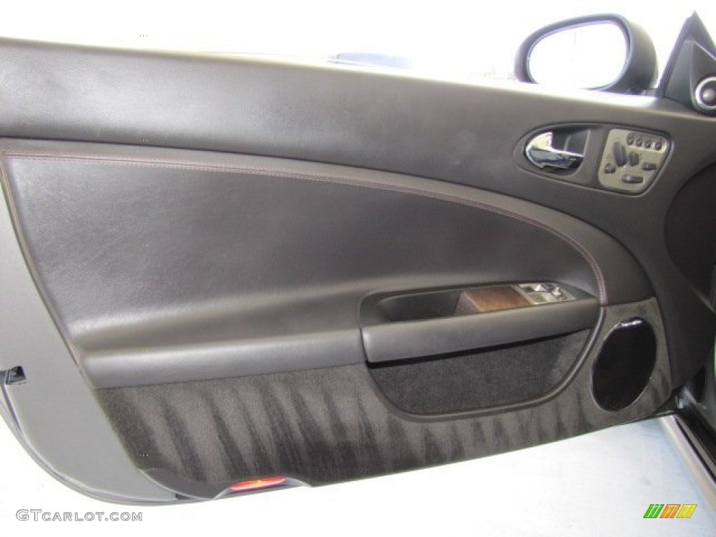 2009 Jaguar XK XKR Portfolio Edition Convertible Charcoal Door Panel Photo #66336033