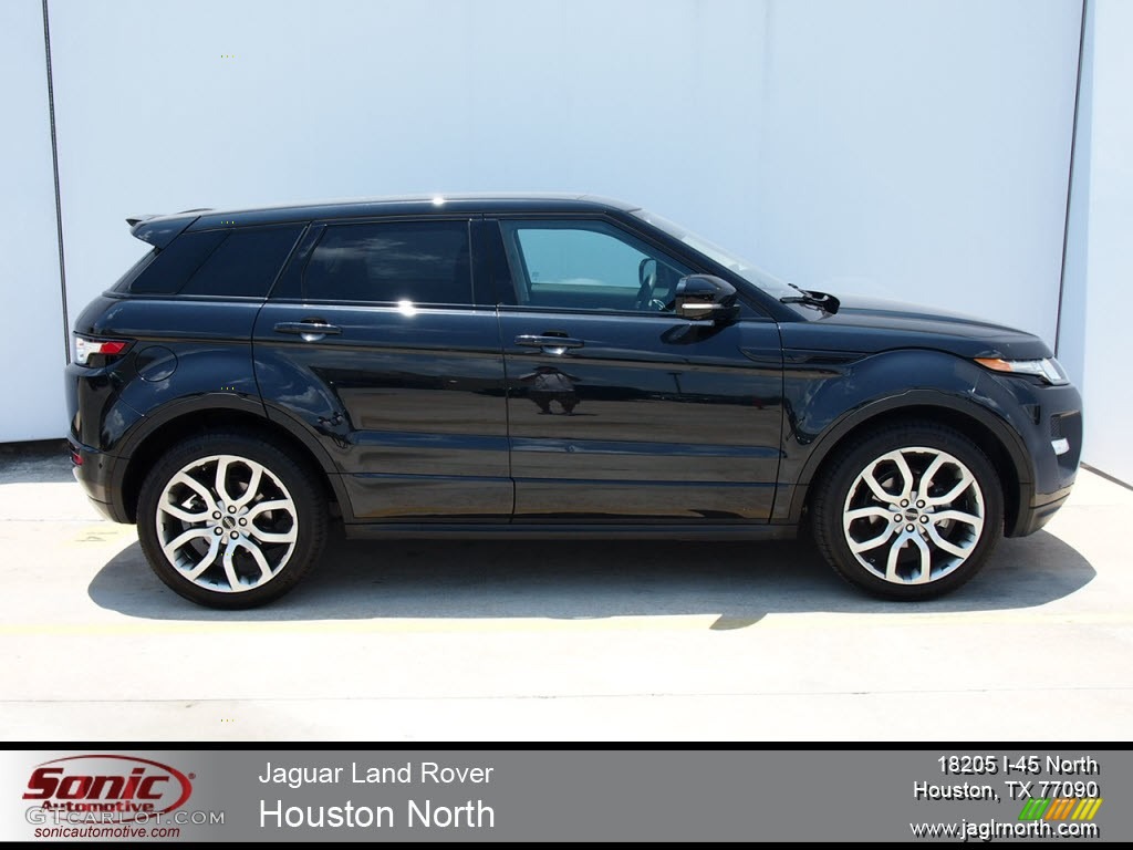 2012 Range Rover Evoque Dynamic - Sumatra Black Metallic / Dynamic Ebony/Cirrus photo #1