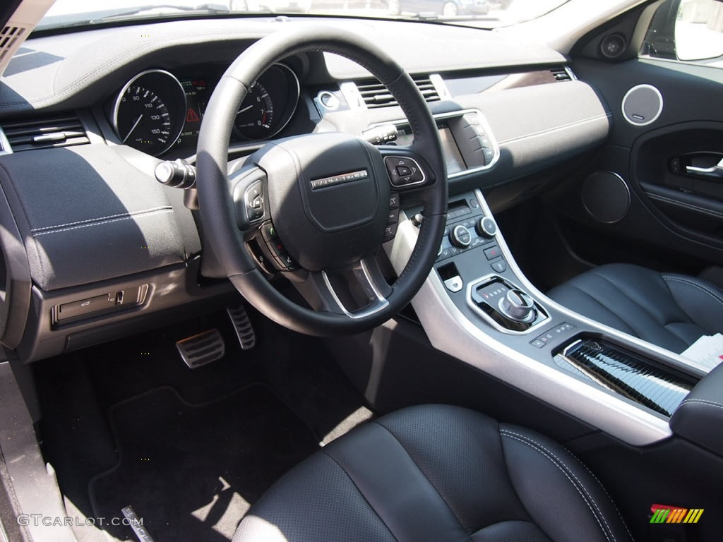 2012 Range Rover Evoque Dynamic - Sumatra Black Metallic / Dynamic Ebony/Cirrus photo #4