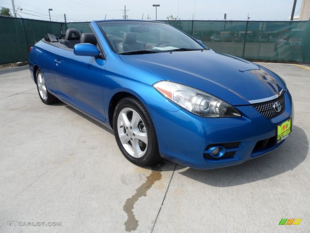 Blue Streak Metallic 2008 Toyota Solara SLE V6 Convertible Exterior Photo #66336426