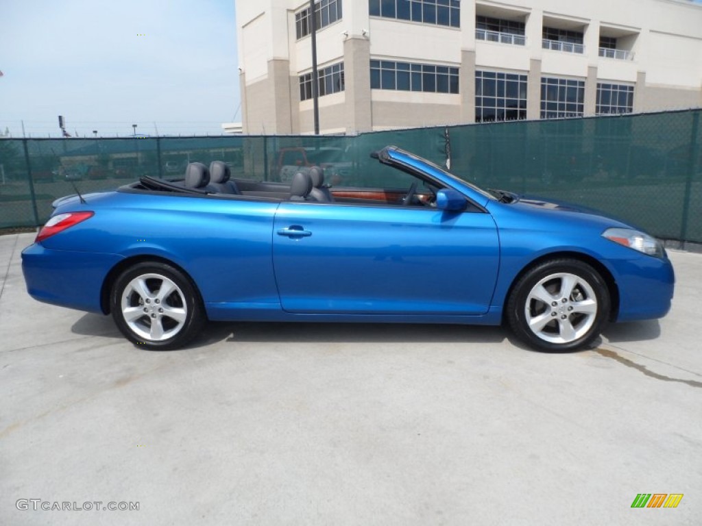 Blue Streak Metallic 2008 Toyota Solara SLE V6 Convertible Exterior Photo #66336429